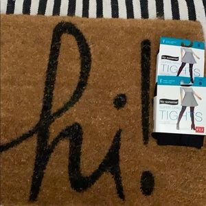 NWT No Nonsense Super Opaque Control Top Tights